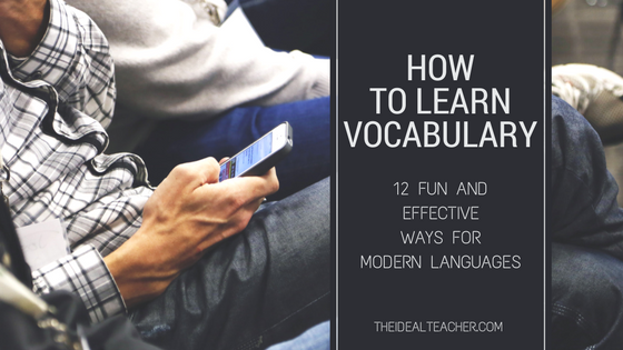 How To Learn Vocabulary for Modern Languages