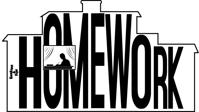 what is the word homework in german