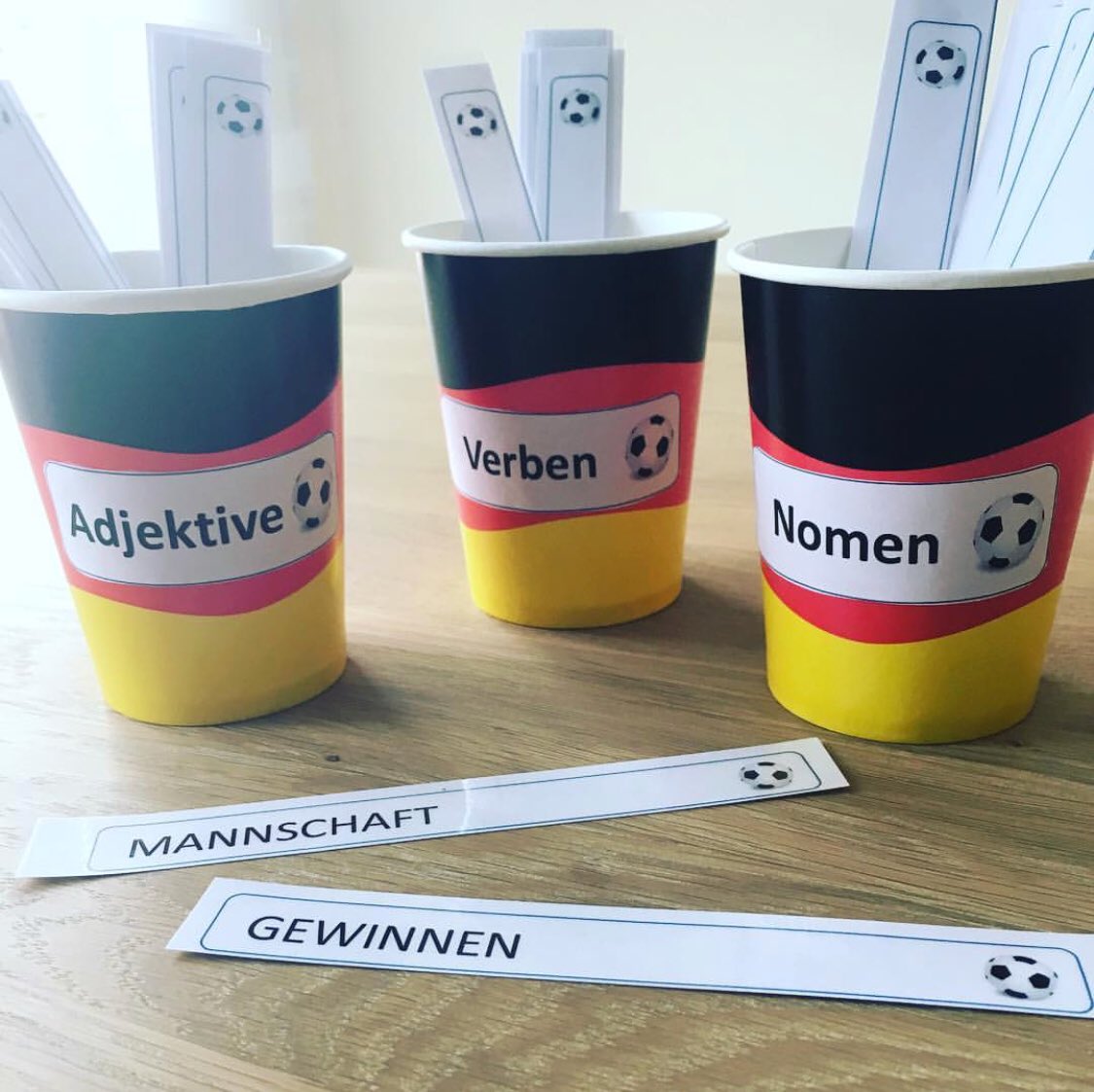 Spontaneous Speaking Cups – Languages Activity