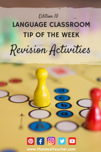 Revision Activities Language Classroom Tip of the Week BLOG
