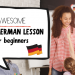 first German lesson for beginners