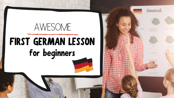 first German lesson for beginners
