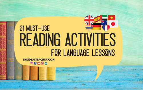 reading activities for language lessons blog