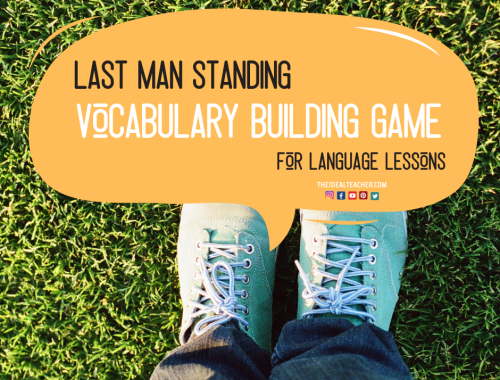 Last man standing vocabulary building game