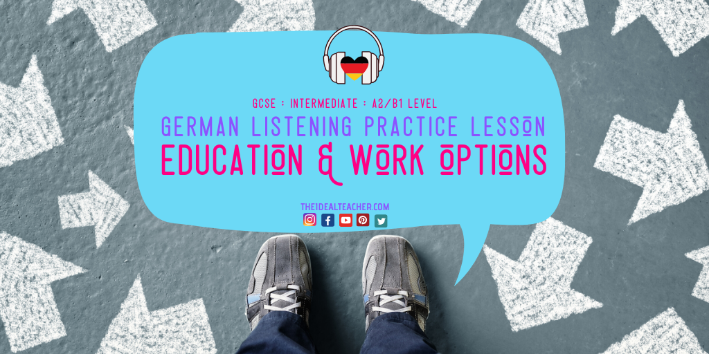 Post-School Education & Work in Germany Listening Lesson