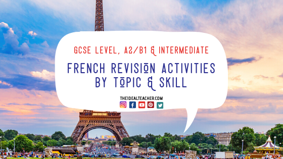 Complete GCSE French and Intermediate Level Revision Practice by Topic & Skill