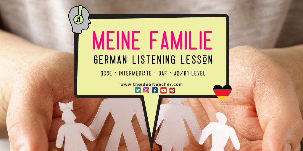 Family and Relationships GCSE German Listening Lesson Practice