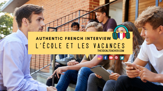 Authentic School & Holiday French Interview with Belgian Pupils for Listening Practice
