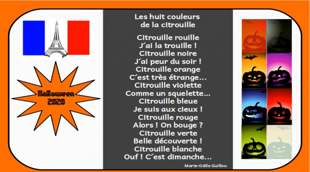 French Halloween Poem