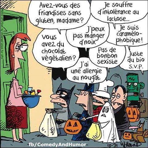 French Halloween trick or treat