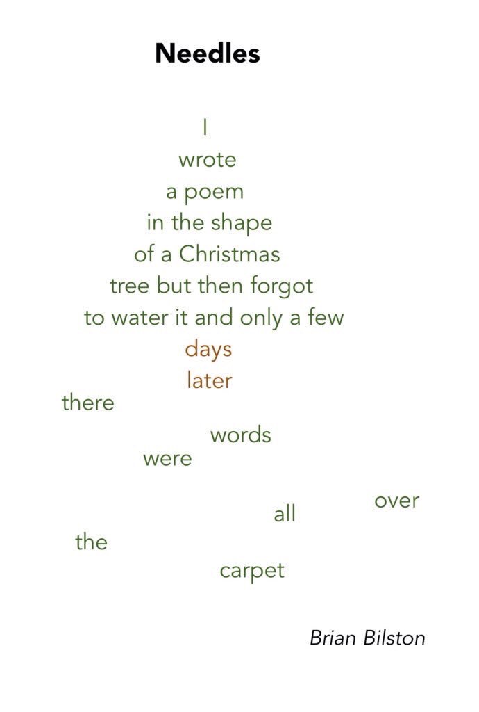 christmas tree poem for language lessons