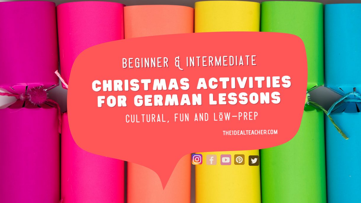 Christmas Activities for German Lessons Cultural Fun and Low Prep Beginner and Intermediate
