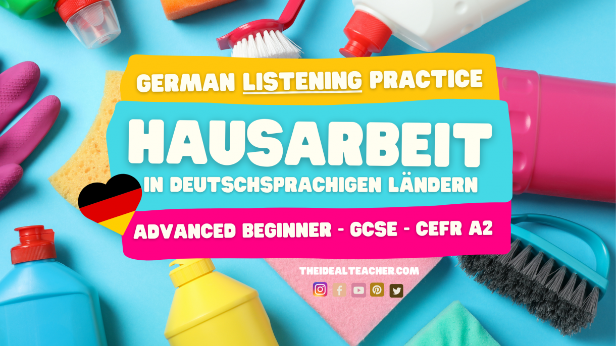 Hausarbeit Putzen Aufräumen - German Listening Practice