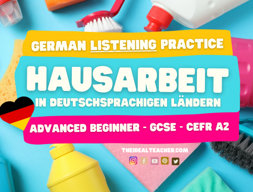 Hausarbeit Putzen Aufräumen - German Listening Practice