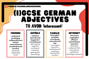 how to avoid using interessant gcse german igcse german