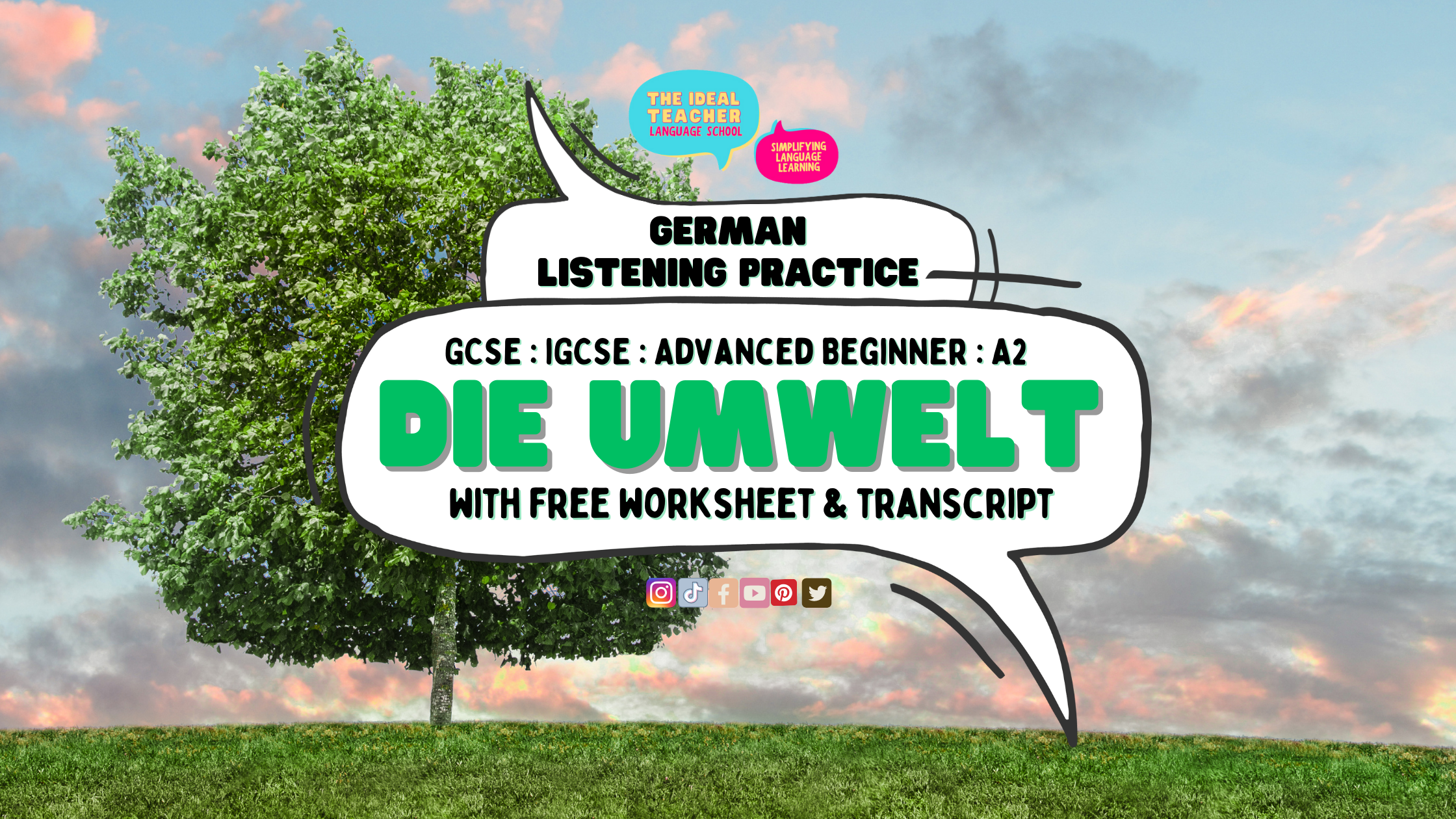 How To Help The Environment – German Listening Practice