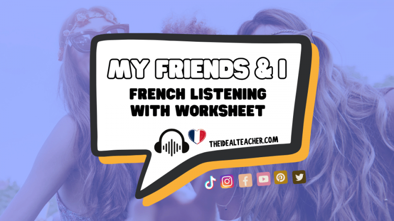 New French Listening Practice VLOG on Me & My Friends