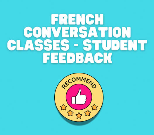 French conversation classes student feedback