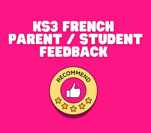 KS3 french parent student feedback KS3 french parent student feedback