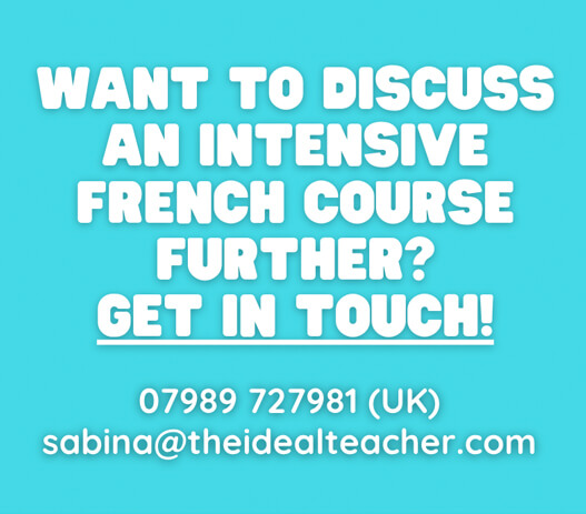 Discuss and intensive french course further Need an a-level german tutor?