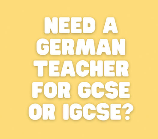 German teacher for GCSE or IGCSE German teacher for GCSE or IGCSE