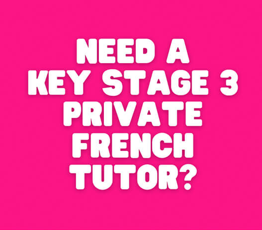 Need a key stage 3 private french tutor German tutoring